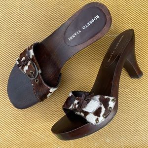 Roberto Vianni women’s heels brown vintage style